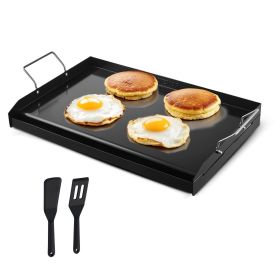 24x16 in Flat Top Griddle Carbon Steel Universal BBQ Grill Pan Cookware